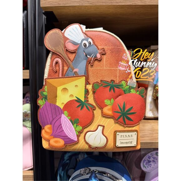 Loungefly Handbags - Loungefly Disney Pixar Ratatouille Remy Food Mini Backpack